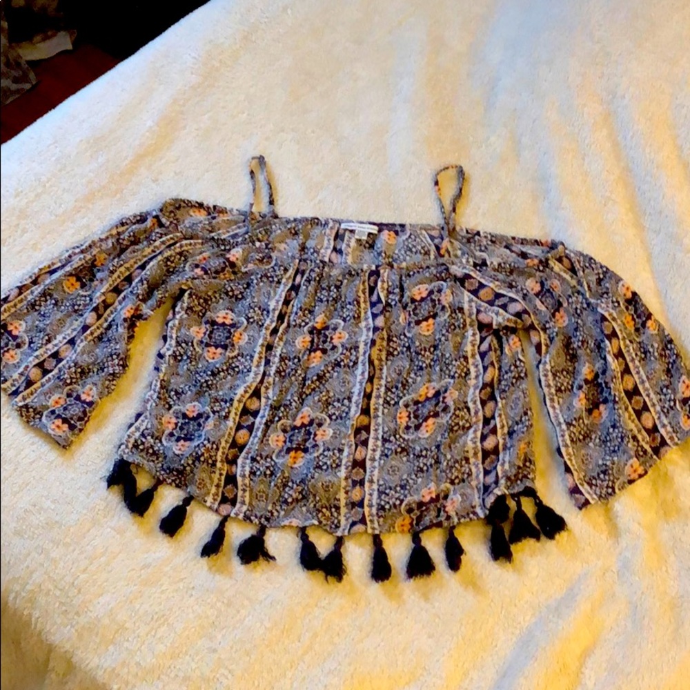 American Eagle boho shirt